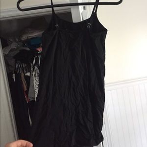 Black tank top